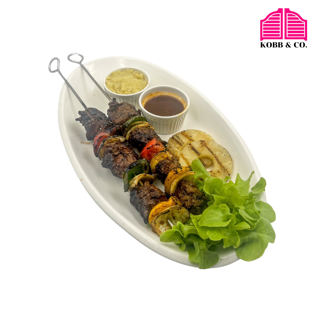 Beef Skewer - Plate (บีฟสกวีเวอร์ จาน)