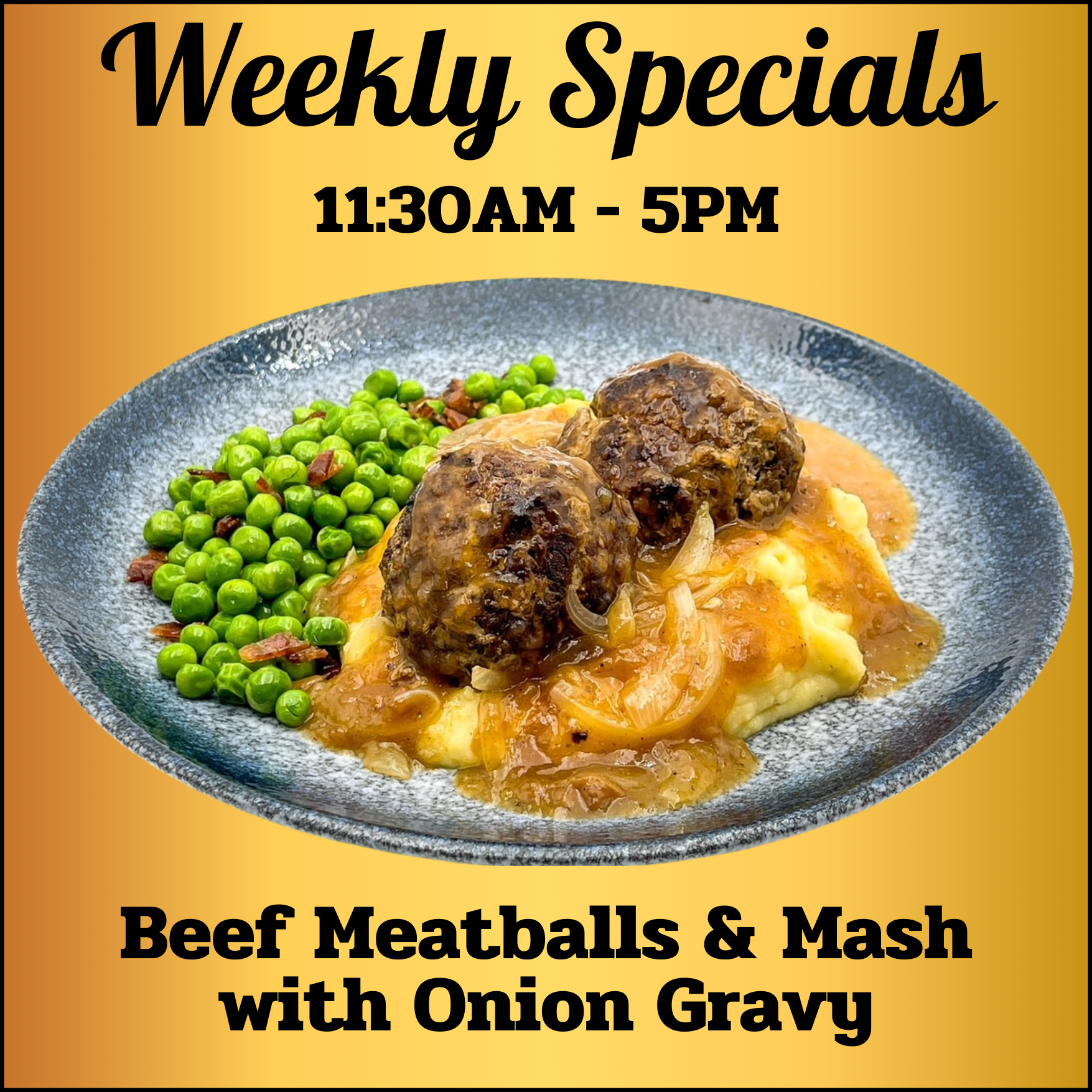 Weekly Meatballs & Mash Potatoes