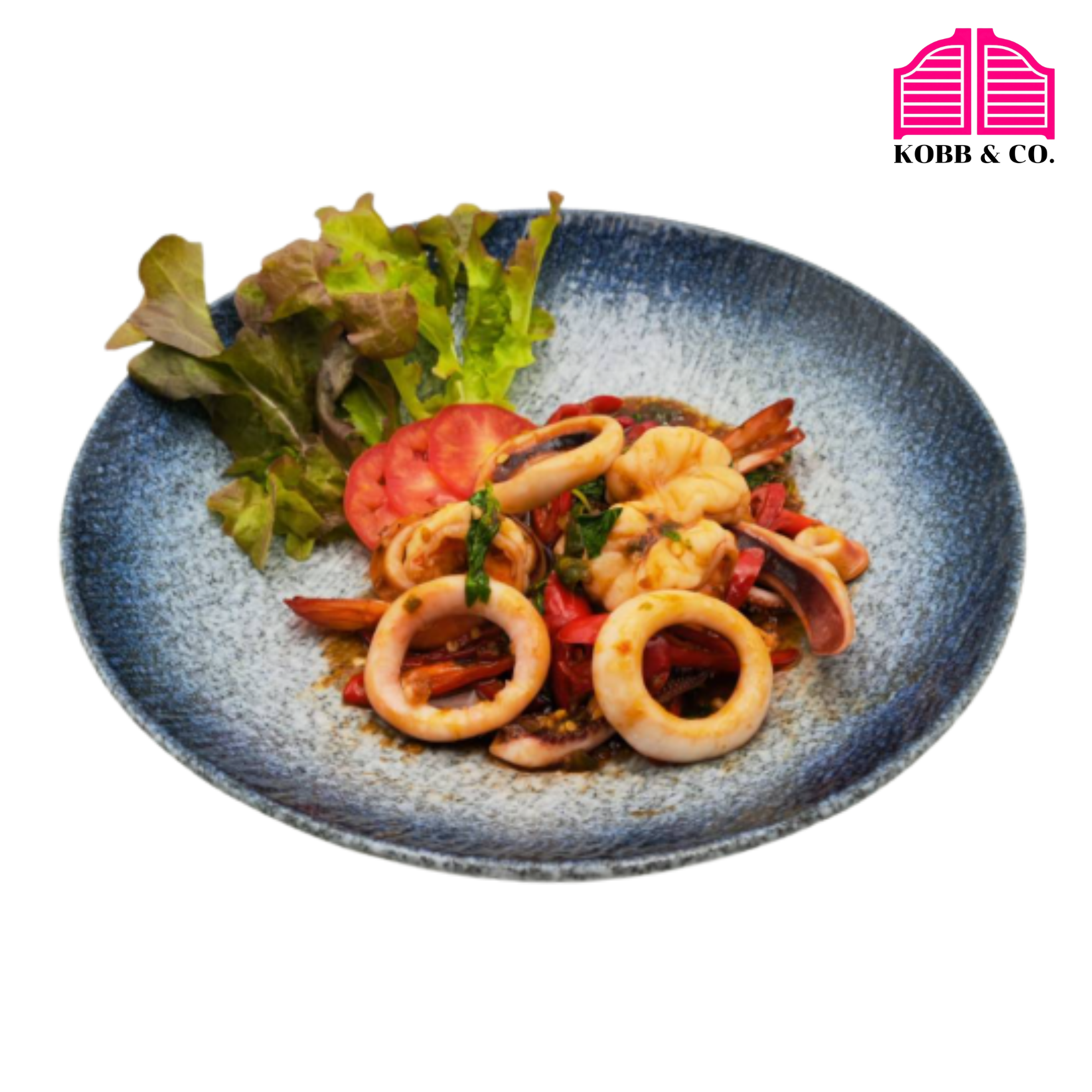 กะเพรา ซีฟูด กับข้าว (Fried Basil Prawn Seafood)