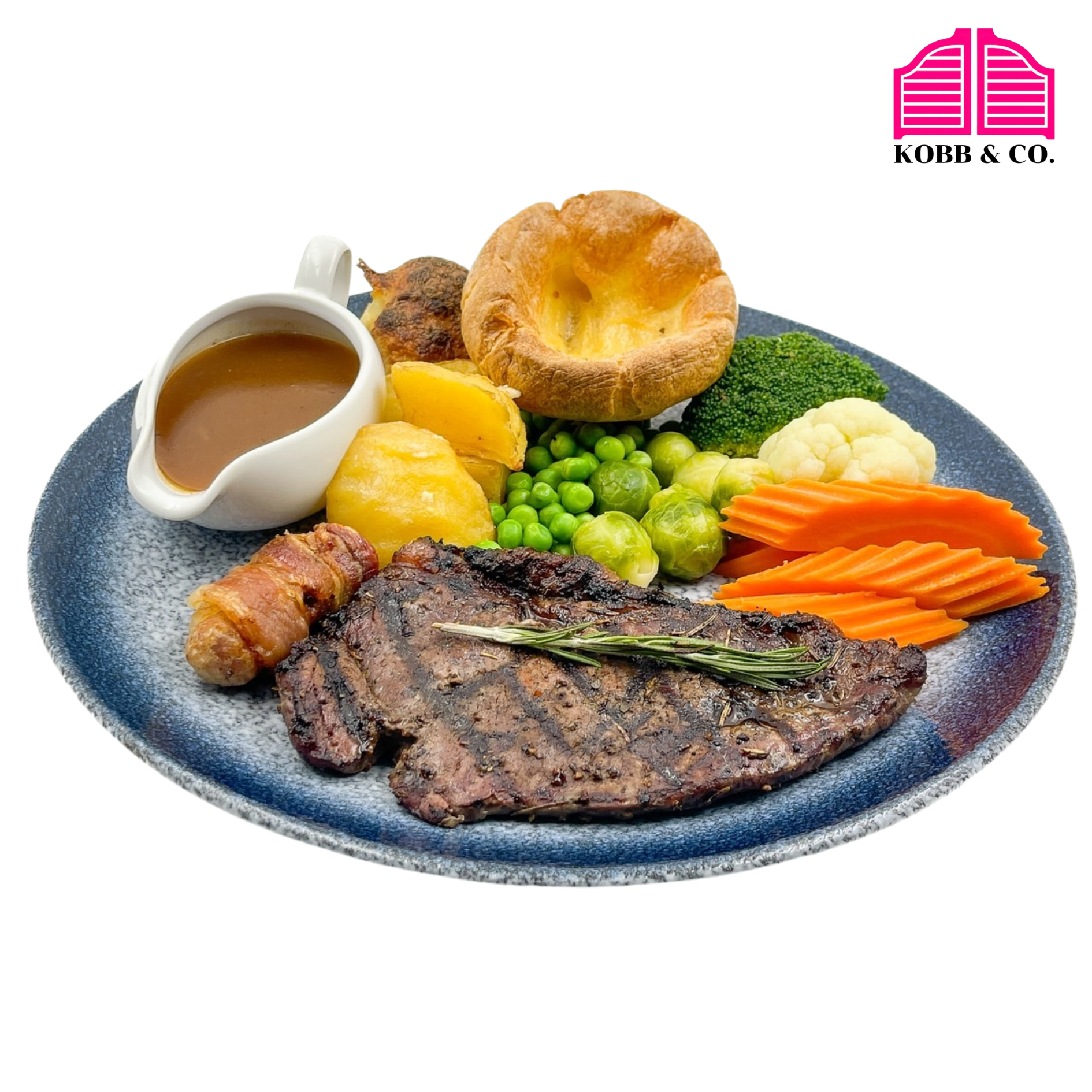 Striploin Sunday Roast เนื้อสันนอกย่างวันอาทิตย์
