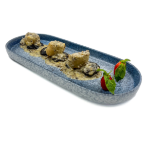 Scollops & Mushrooms in truffle sauce