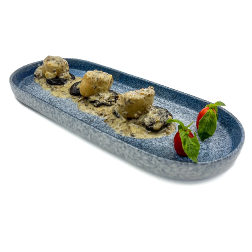 Scollops & Mushrooms in truffle sauce