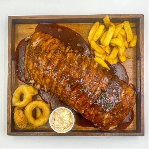 Pork Rib in BBQ Sauce Full Rack  (พอร์ค ริป ใหญ่)