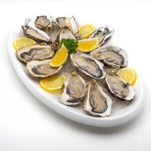 Oysters 12 Dozen Natural หอยนางรมธรรมชาติ 12 ตัว