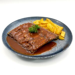 Pork Rib in BBQ sauce Half Rack  (พอร์ค ริป  ครึ่ง)