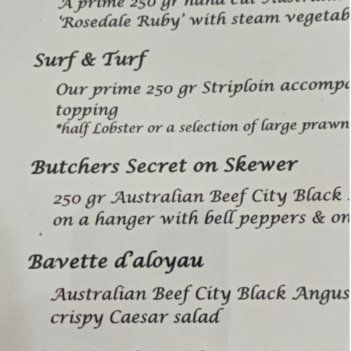 Butchers Secret on Skewer Premium เนื้อเสียบไม้