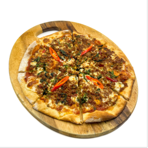 Krapow Moo Gai Pizza (กระเพราพิซซ่า)