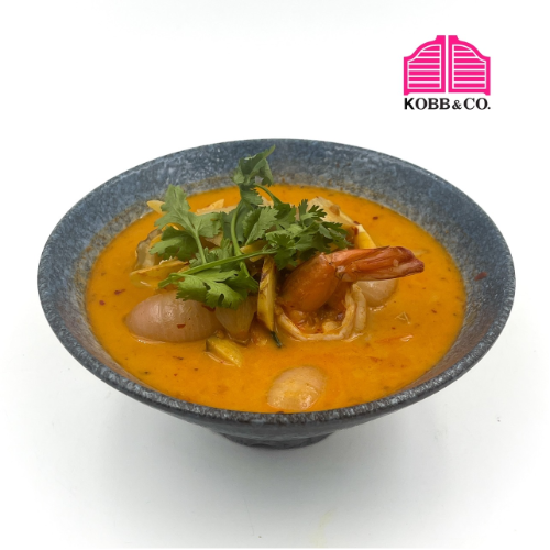 ต้มยํากุ้ง น้ําข้น (Tom Yum Prawn Seafood Soup)