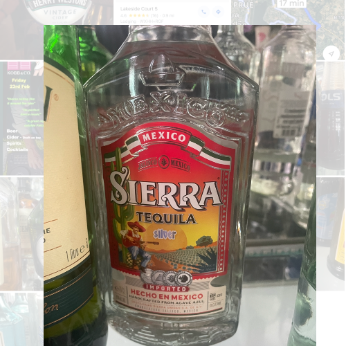 Tequila Sierra เตกีล่า เซียร่า