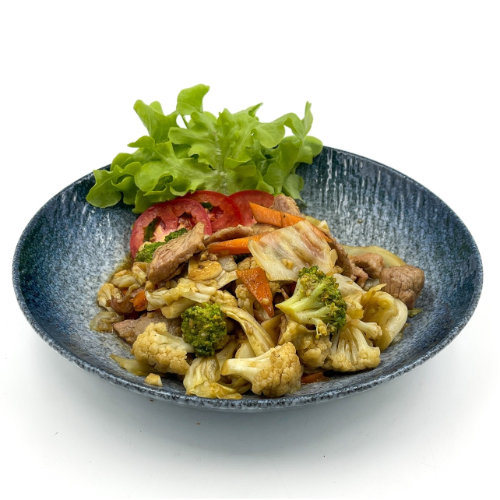 ผัดผักรวมไม่เอาเนื้อสัตว์ (Stir Fried Veg No Meat)