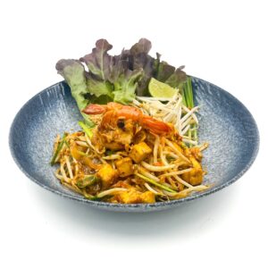 ผัดไทย หมู ไก่ กุ้ง ซีฟูด (Pad Thai Prawn)