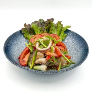 ยำวุ้นเส้น กุ้ง  (Glass Noodle Spicy Prawn Seafood)