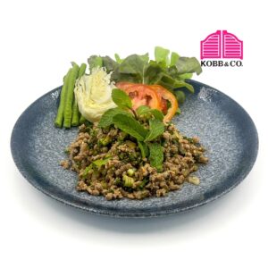 ลาบหมู จานใหญ่ (Larb Moo Spicy Pork Salad)
