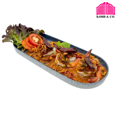 พล่ากุ้ง -(Prawn Salad With  Thai Herbs)