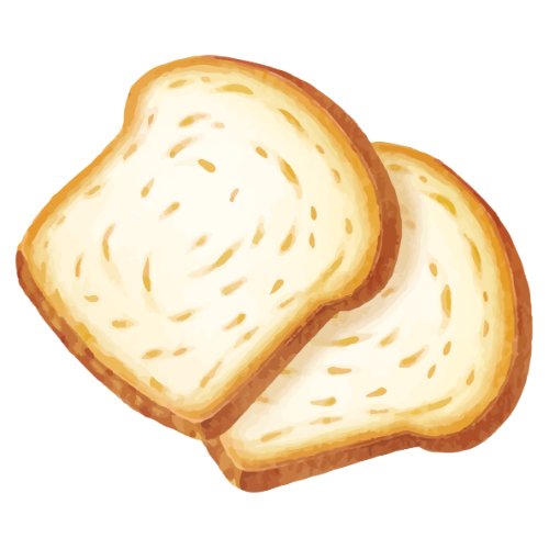 Toast 1 slice / ขนมปัง 1 แผ่น